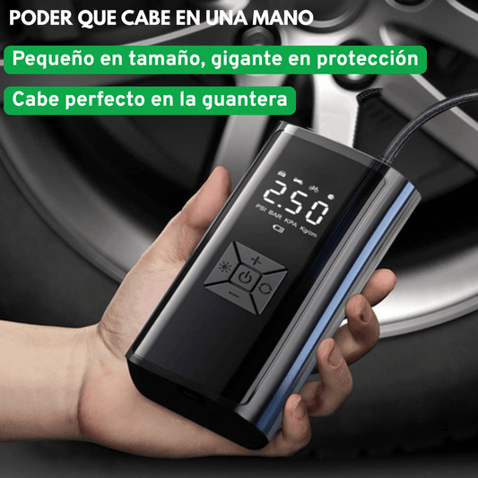 Compresor de aire - Portátil y recargable