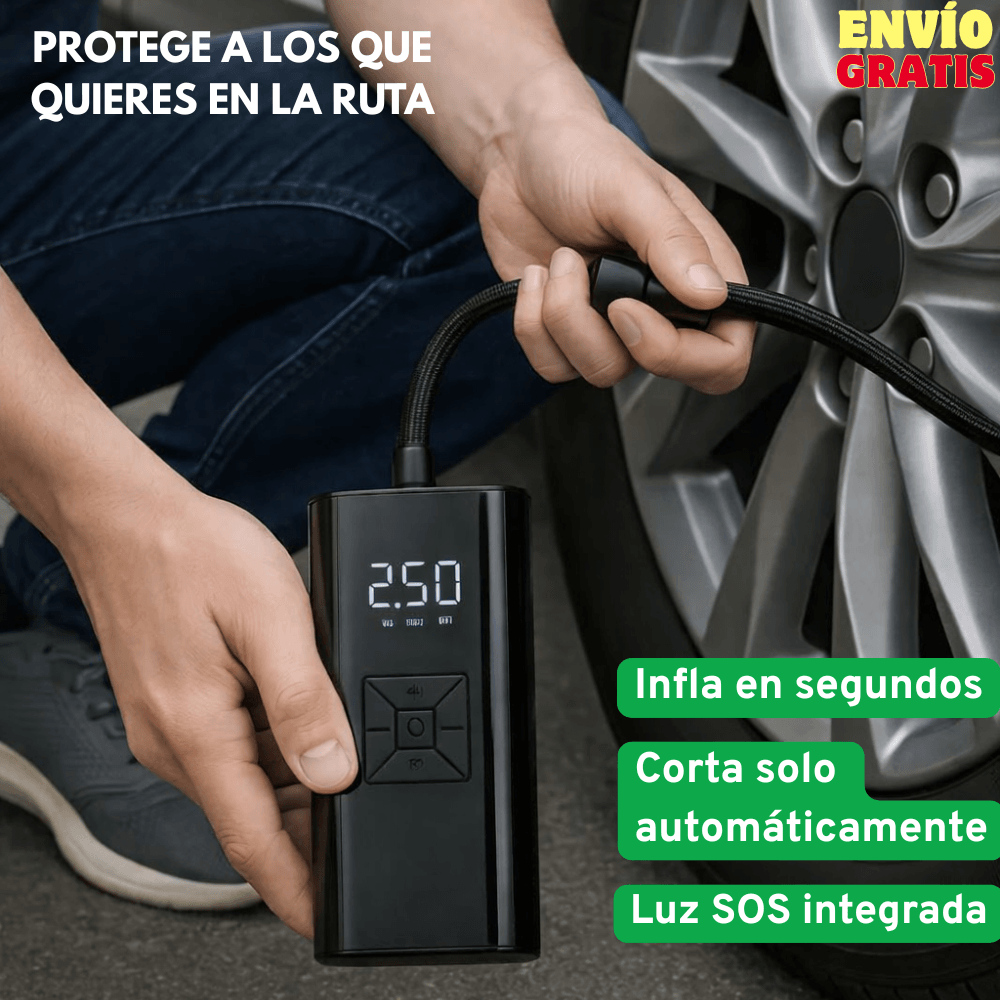 Compresor de aire - Portátil y recargable