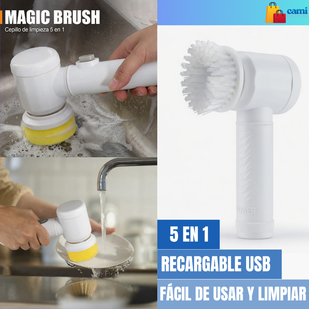 MAGIC BRUSH - Cepillo Limpieza Eléctrico
