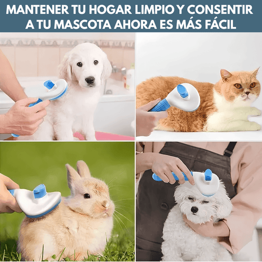 Cepillo removedor de pelo con Botón de Autolimpieza
