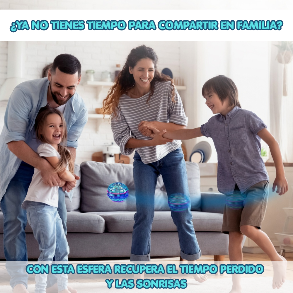 Esfera Voladora con Luz - Recargable USB