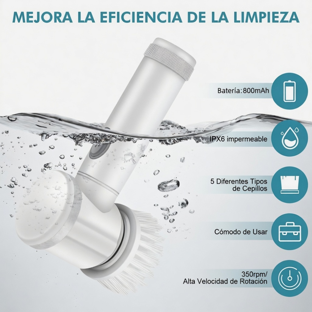 MAGIC BRUSH - Cepillo Limpieza Eléctrico
