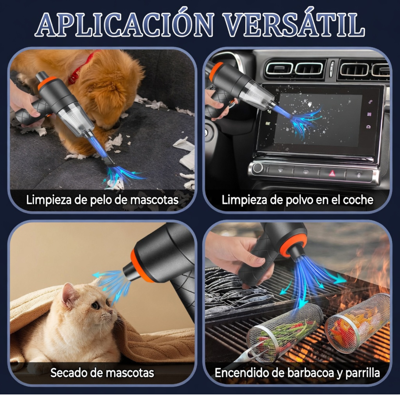 Aspiradora inalámbrica para Auto
