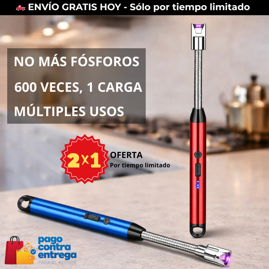 Chispero Encendedor USB Eléctrico Plasma