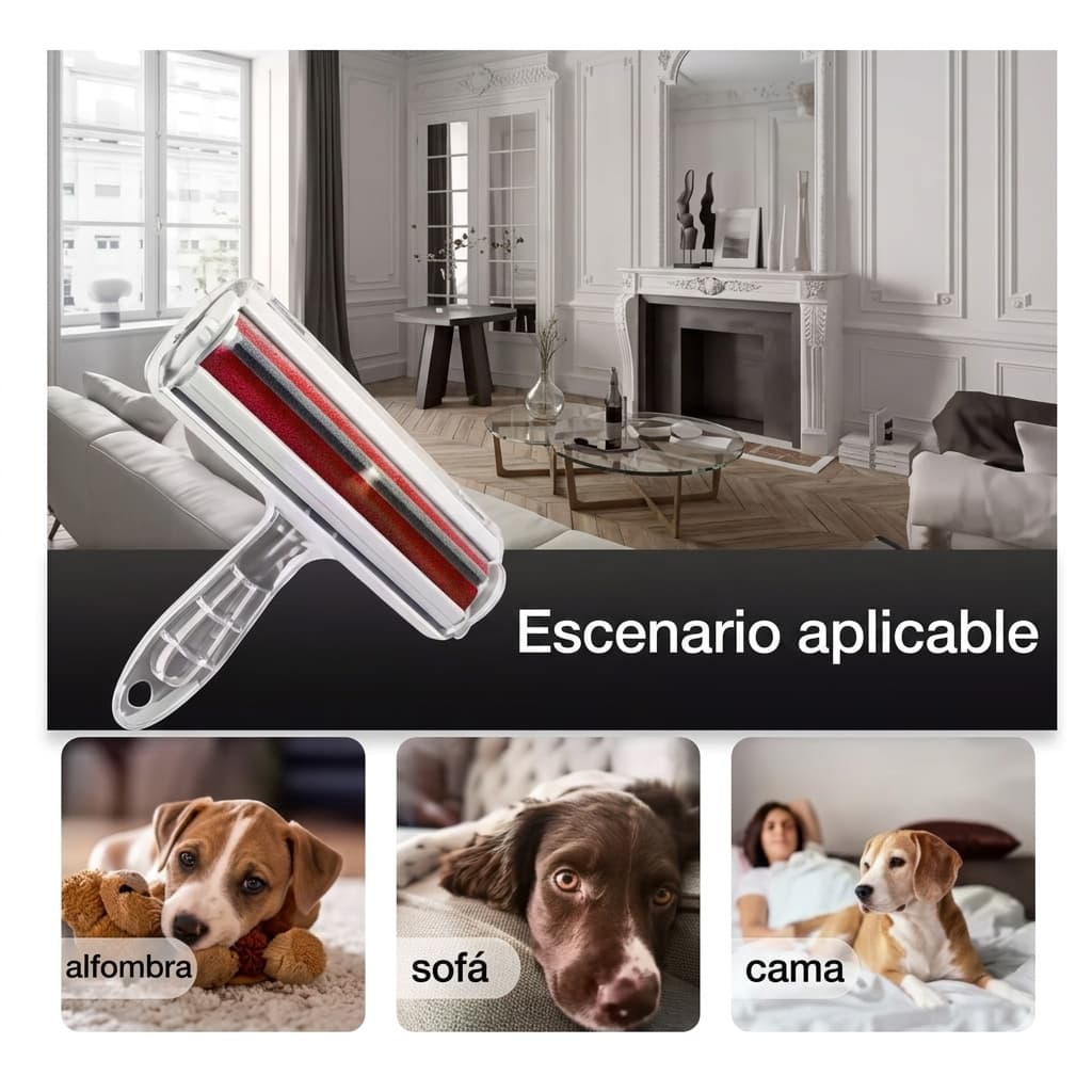 AntiPelo Max- Rodillo removedor de pelo de mascota