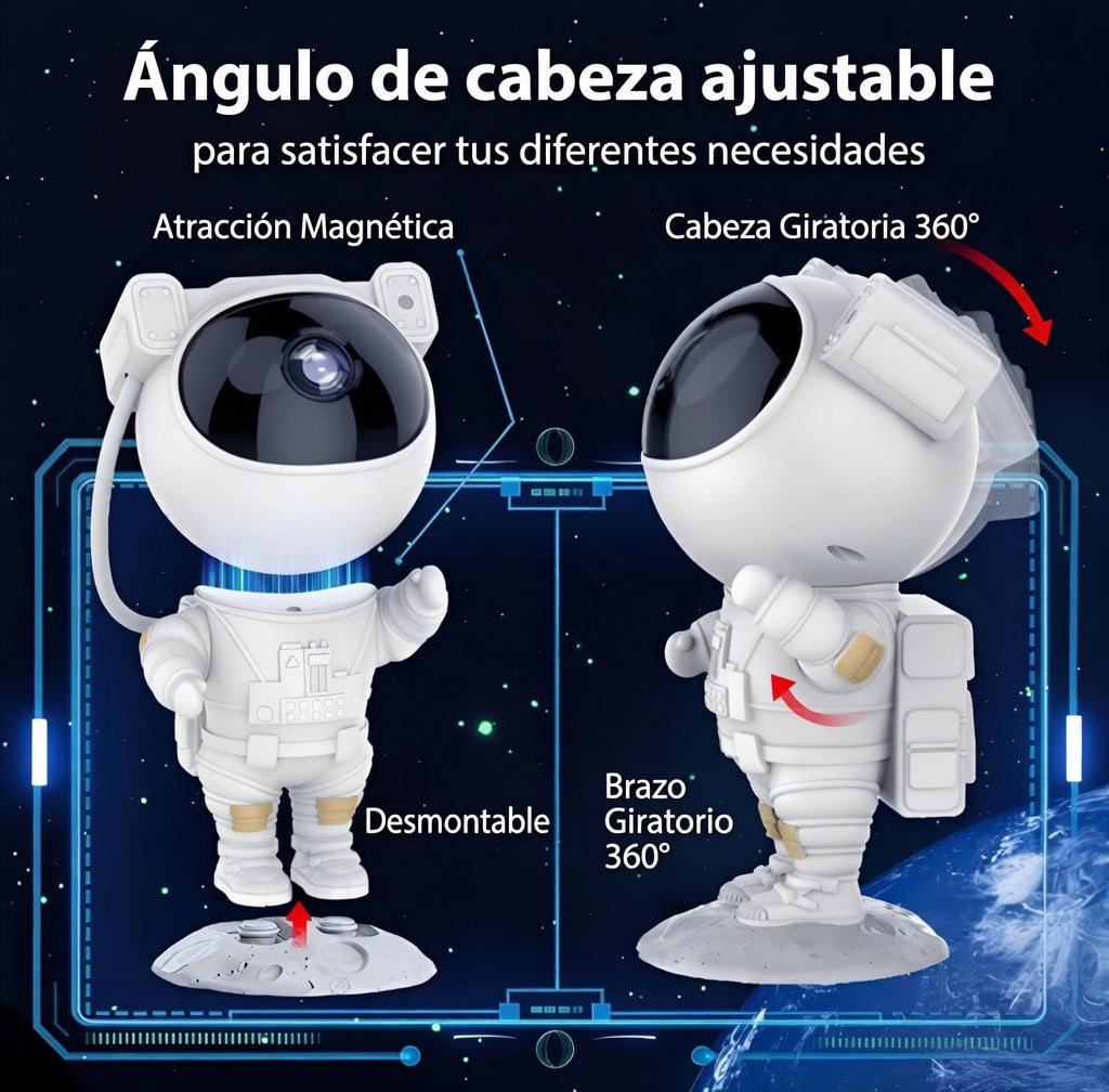 Astronauta Proyector de Galaxia
